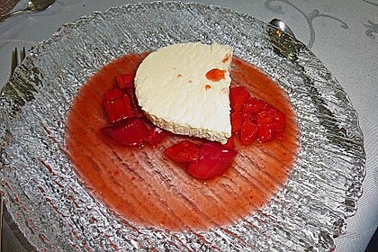 Parfait von wei&szlig;er Schokolade
