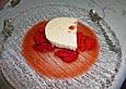 Parfait von wei&szlig;er Schokolade
