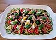 Pastasalat mit Thunfisch und Ei