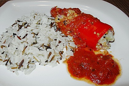 Gef&uuml;llte Spitzpaprika mit Couscous 6