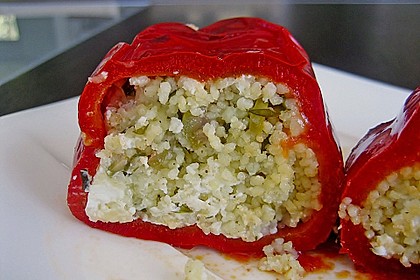 Gef&uuml;llte Spitzpaprika mit Couscous 13