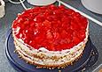 Erdbeertorte mit Frischk&auml;se - Joghurt - Creme