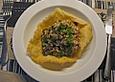 Steinpilzrisotto in der Parmesanhippe