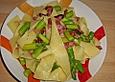 Spargel - Nudel - Pfanne mit getrockneten Tomaten
