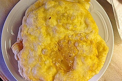 Ungarische Langos mit Knoblauchcreme und Käse 45