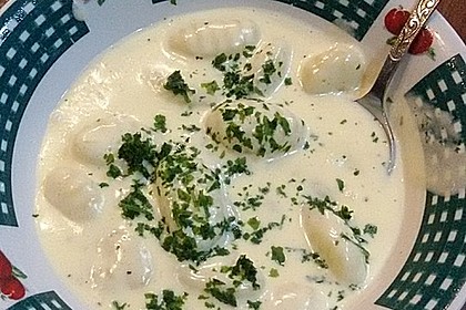 Gnocchi in Käse - Sahne - Soße 3