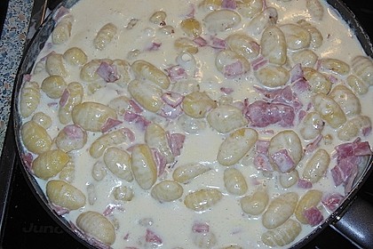 Gnocchi in Käse - Sahne - Soße 5