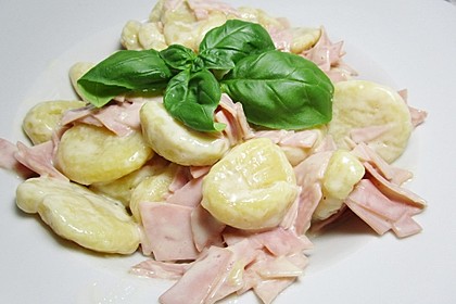 Gnocchi in Käse - Sahne - Soße 4