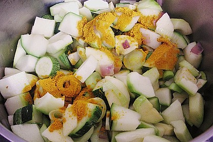 Zucchini - Curry - Suppe 2