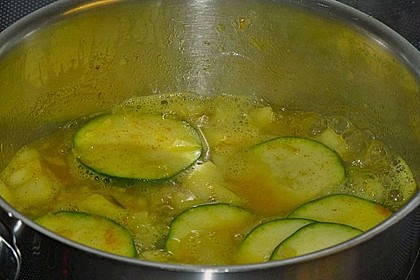 Zucchini - Curry - Suppe 4