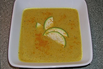 Zucchini - Curry - Suppe 6
