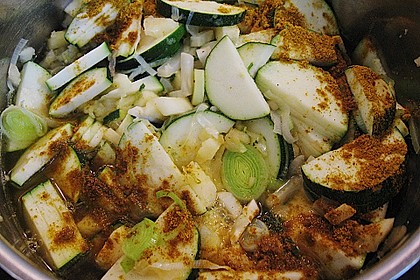 Zucchini - Curry - Suppe 7