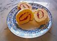 Biskuitrolle - Roulett mit Milchm&auml;dchencreme