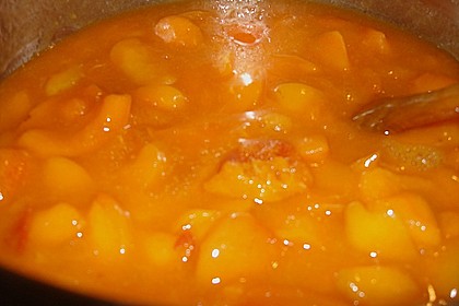 Aprikosenmarmelade mit Fruchtst&uuml;ckchen