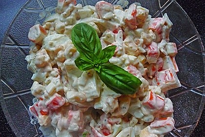 Schneller Krabbensalat