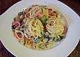 Spaghetti mit Brunch