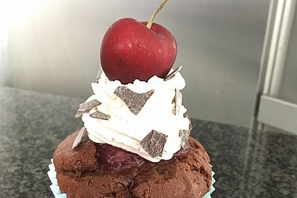 Schwarzwälder Kirsch Cupcakes 71