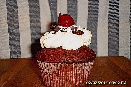 Schwarzwälder Kirsch Cupcakes 147