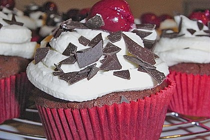 Schwarzwälder Kirsch Cupcakes 133