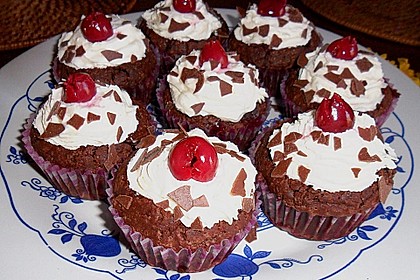 Schwarzwälder Kirsch Cupcakes 135