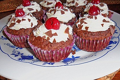 Schwarzwälder Kirsch Cupcakes 134