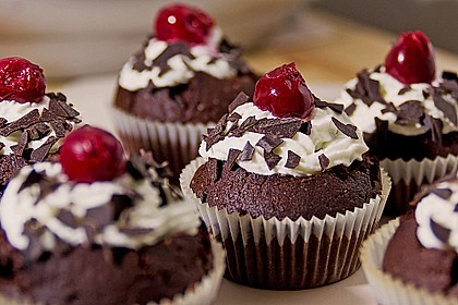 Schwarzwälder Kirsch Cupcakes 1