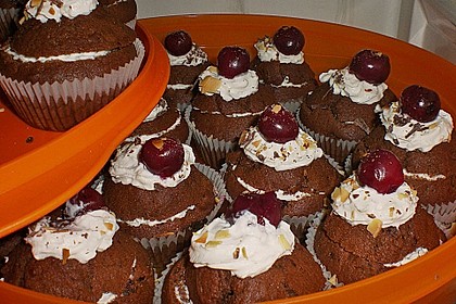 Schwarzwälder Kirsch Cupcakes 148