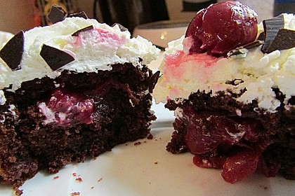 Schwarzwälder Kirsch Cupcakes 172