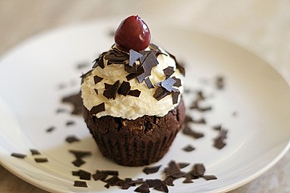 Schwarzwälder Kirsch Cupcakes 3