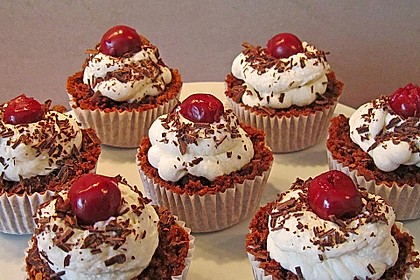 Schwarzwälder Kirsch Cupcakes 74