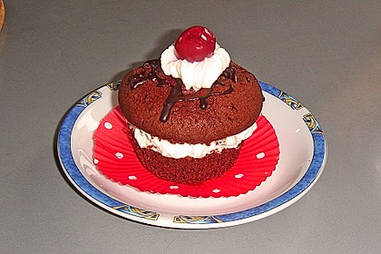 Schwarzwälder Kirsch Cupcakes 104