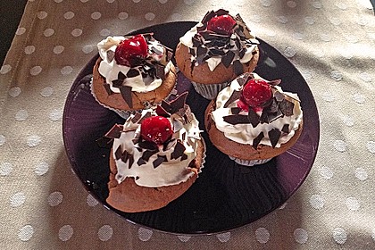 Schwarzwälder Kirsch Cupcakes 150