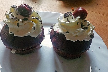 Schwarzwälder Kirsch Cupcakes 195