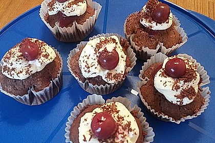 Schwarzwälder Kirsch Cupcakes 149
