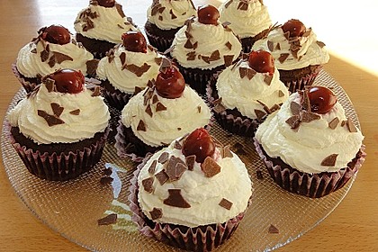 Schwarzwälder Kirsch Cupcakes 62