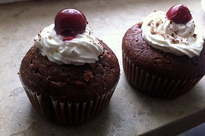 Schwarzwälder Kirsch Cupcakes 96