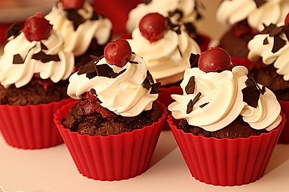 Schwarzwälder Kirsch Cupcakes 6