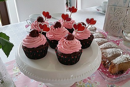 Schwarzwälder Kirsch Cupcakes 119