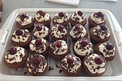 Schwarzwälder Kirsch Cupcakes 127