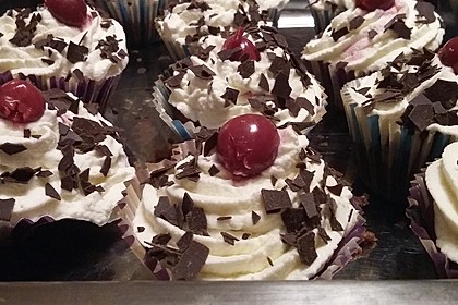 Schwarzwälder Kirsch Cupcakes 118
