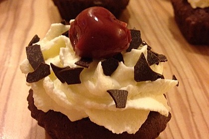 Schwarzwälder Kirsch Cupcakes 125