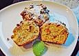 Rhabarber Muffins mit Streuseln