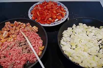 Hackfleisch - Gem&uuml;se - Pfanne 4