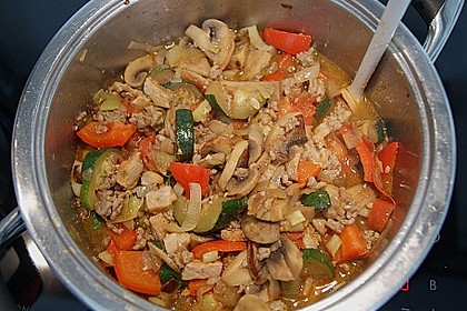 Hackfleisch - Gem&uuml;se - Pfanne 5