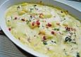 Spargelgratin mit Roquefort