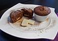 Schokomuffins mit wei&szlig;er Schokoladenf&uuml;llung