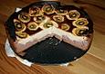 K&auml;sekuchen mit Schokolade