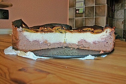 K&auml;sekuchen mit Schokolade 1
