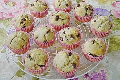 Bananen - Muffins mit Schokolade 1