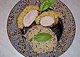 Putenfilet mit Kr&auml;uterknoblauchkruste